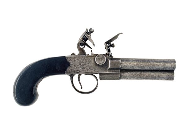 A Scarce Three Barrel Pistol. - Image 3