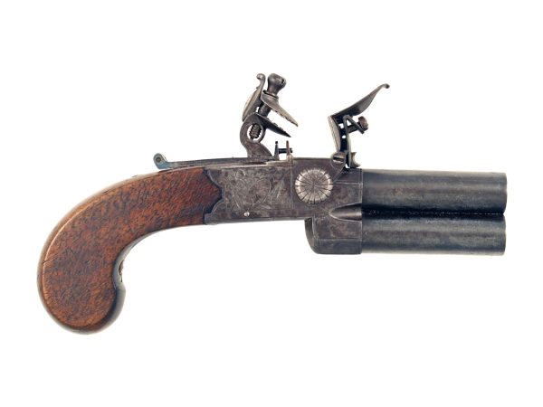 A Flintlock Tap Action Pistol