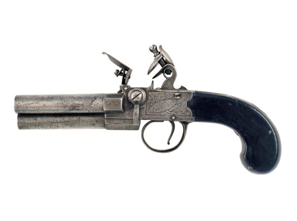 A Scarce Three Barrel Pistol.