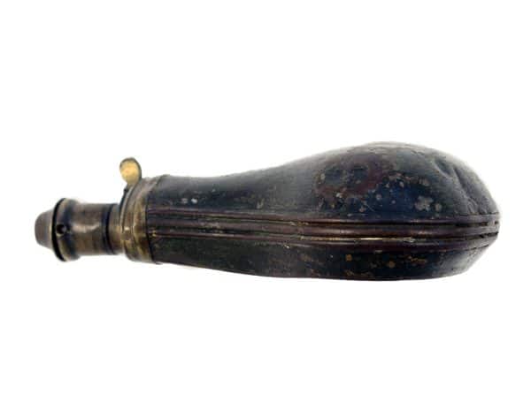 A Early English Powder Flask - Image 3