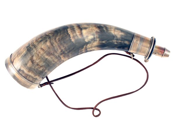 A Silver Mounted Powder Horn - Image 4