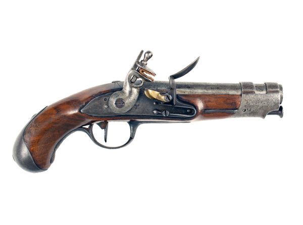 A Flintlock Gendarmeire Pistol