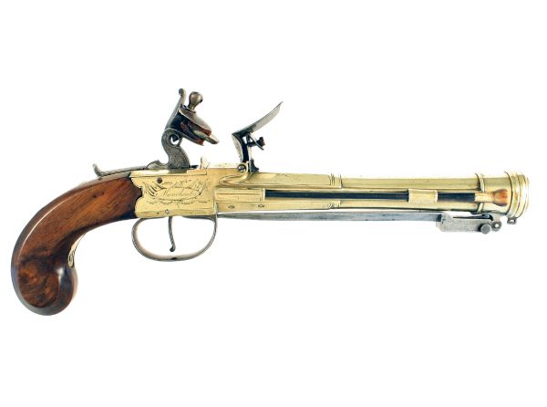 A Blunderbuss Pistol by Richardson of Manchester.