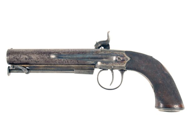 A Crisp PercussionBelt Pistol by Gibbs of Bristol - Image 2