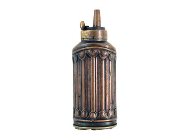 A Fluted Three-Way Powder Flask - Image 2