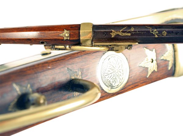 A Japanese Match Lock Musket, 19th Century. - Image 3