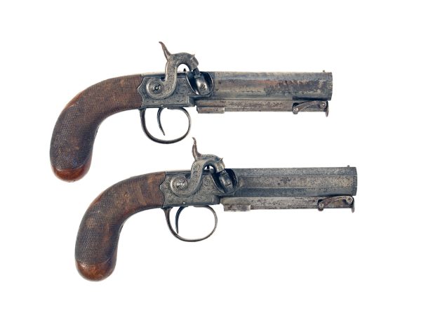 A Pair of Percussion Pistols