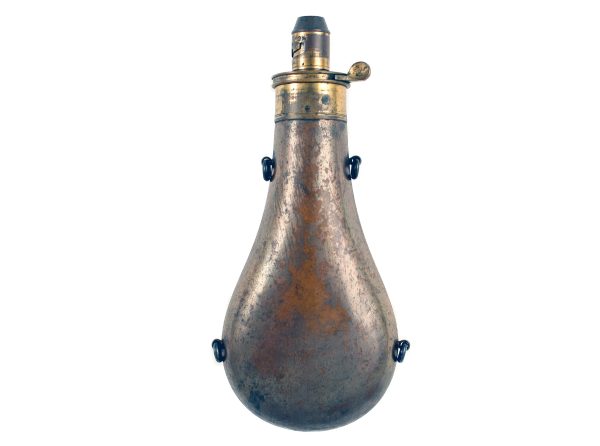 A Plain Powder Flask by Hawksley