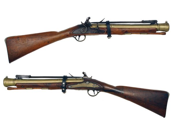 A Flintlock Blunderbuss with Bayonet - Image 2