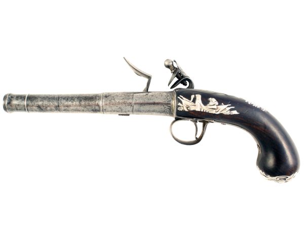 An Unusual Flintlock Queen Anne Pistol - Image 2