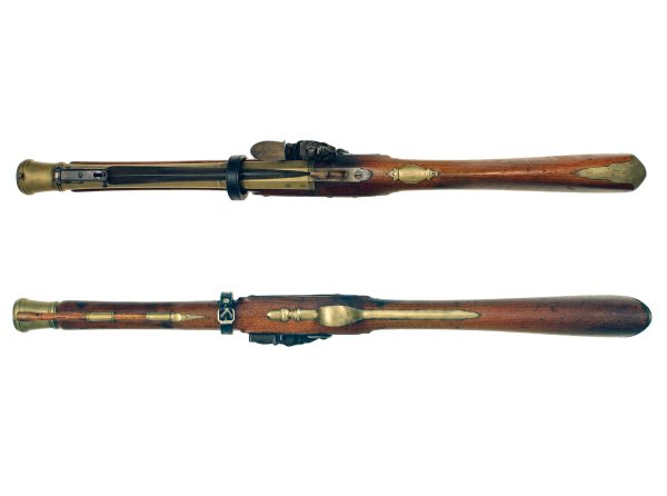 A Flintlock Blunderbuss with Bayonet - Image 3