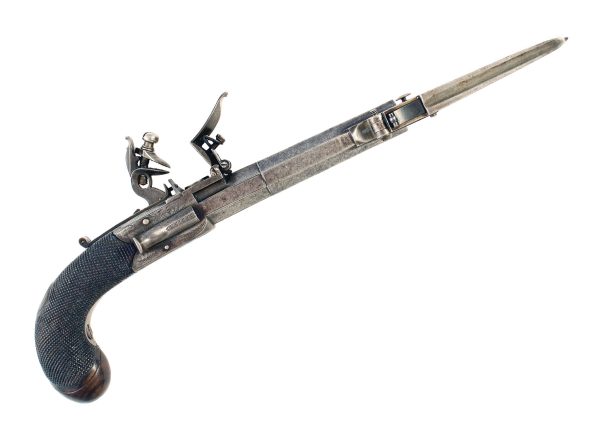 A Flintlock Bayonet Pocket Pistol - Image 4