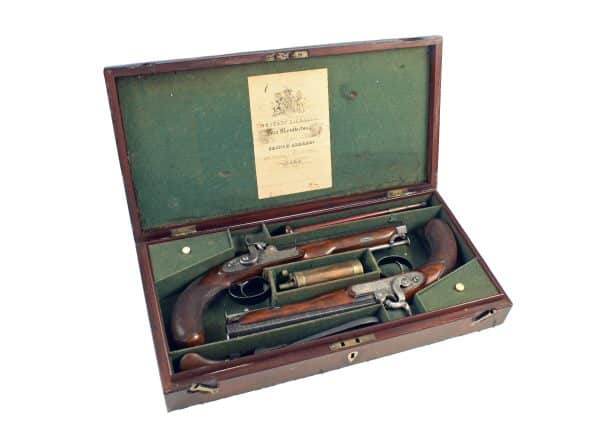 A Cased Pair of Westley Richards Officers Pistols