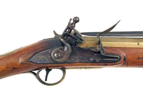 A Flintlock Blunderbuss with Bayonet