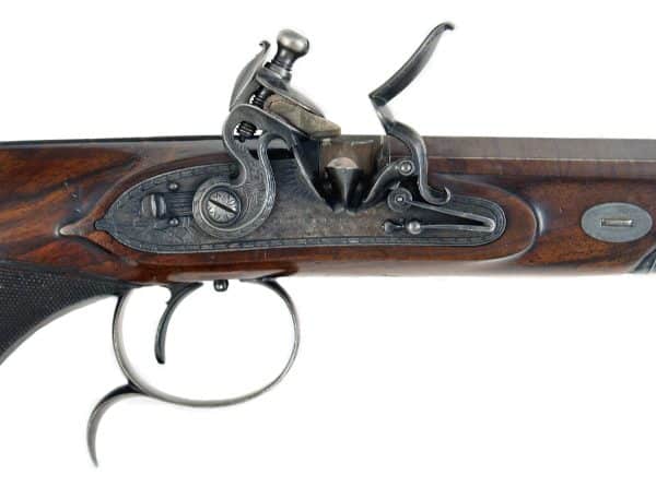 A Good Flintlock Duelling Pistol by H.W. Mortimer - Image 2