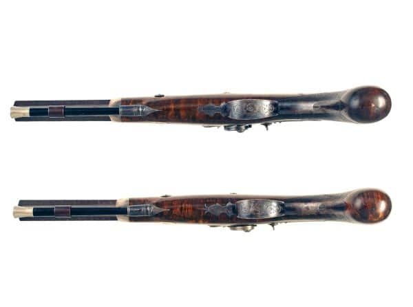 A Good Pair of Rifled Percussion Pistols - Image 4