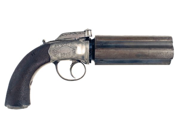 A Huge Carbine Bore Pepperbox Revolver