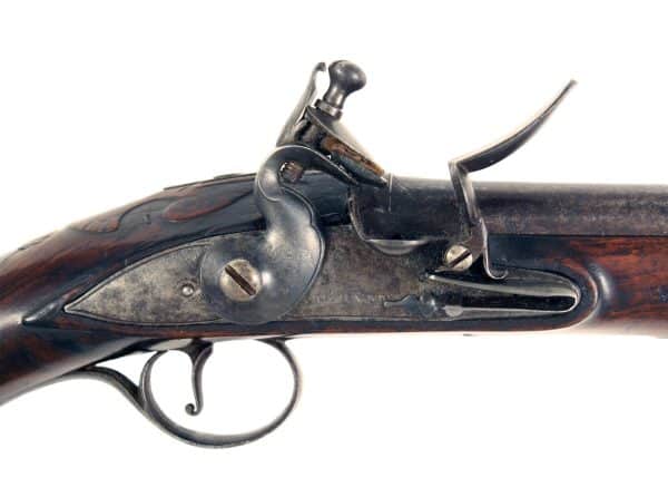 A Superb Steel Mounted Flintlock Holster Pistol by Richards. - Image 3