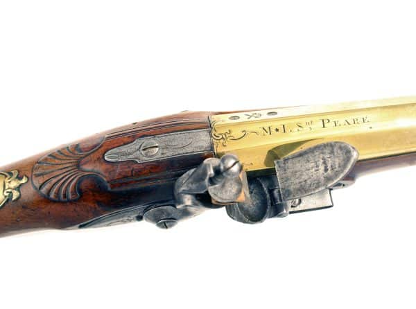 A Flintlock Blunderbuss Engraved with Name - Image 2