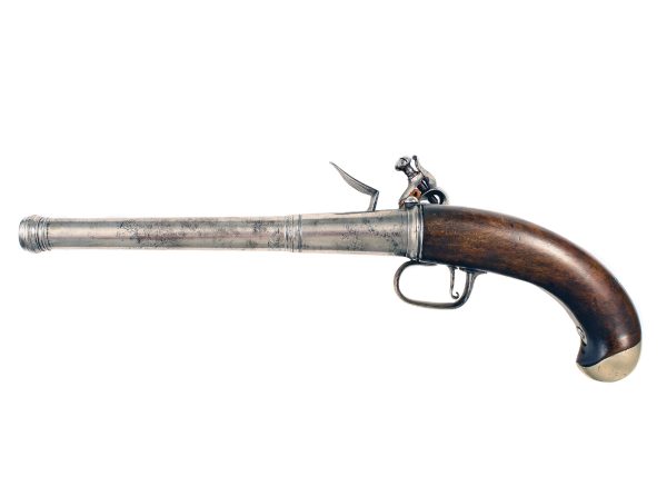 A Rifled Continental Queen Anne Pistol - Image 3