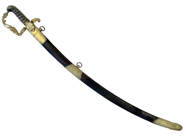 An Unusual Blue & Gilt Sword - Image 3