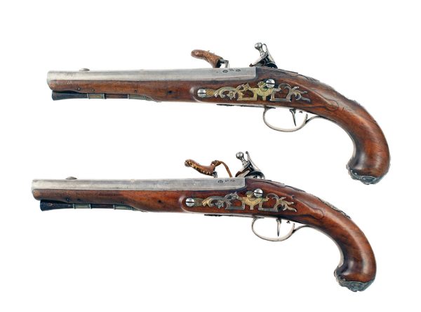 A Superb Pair of Flintlock Holster Pistols by Griffin. - Image 2