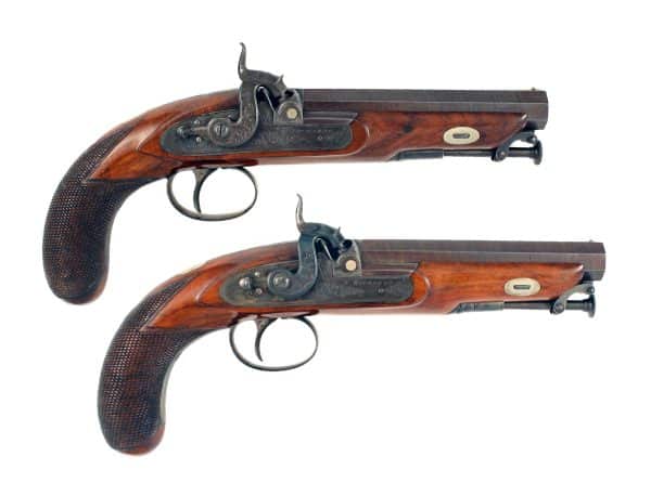 A Crisp Pair of Belt Pistols by W. Richards.