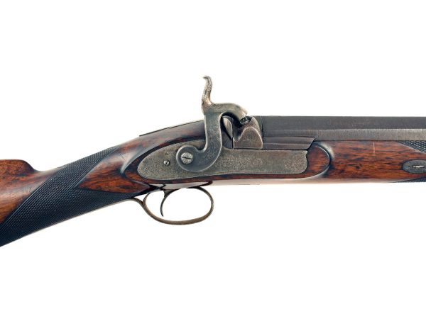 A Huge 6 Bore Percussion Sporting Gun.