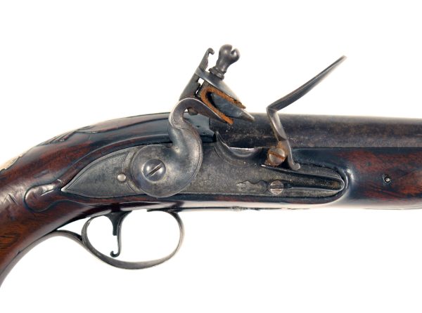 A 20-Bore Flintlock Pistol by I. Harman, Circa 1760. - Image 2