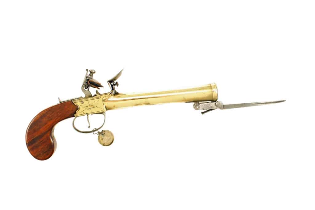 A Flintlock Blunderbuss Pistol by Williams, Circa 1790. - Image 2