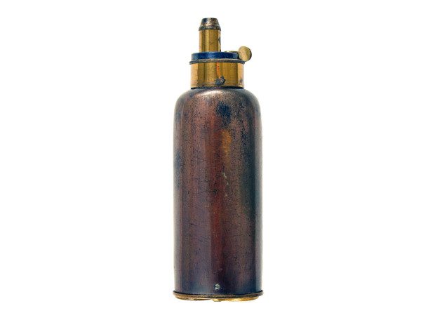 An Unusual Long Three Way Flask by James Dixon & Sons.