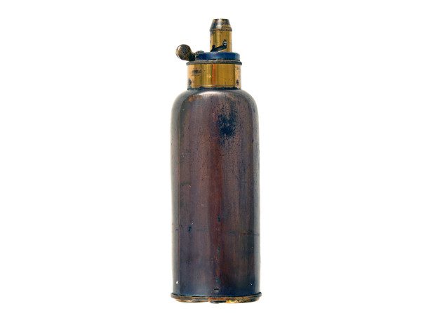 An Unusual Long Three Way Flask by James Dixon & Sons. - Image 3