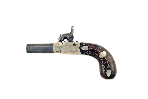 A Percussion Pocket Pistol by Green of London