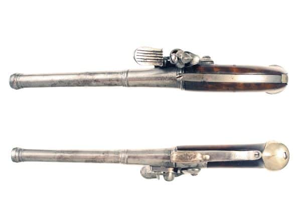 A Rifled Continental Queen Anne Pistol - Image 2