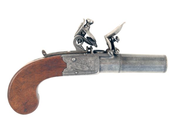 A Crisp Pair of Flintlock Pocket Pistols - Image 2