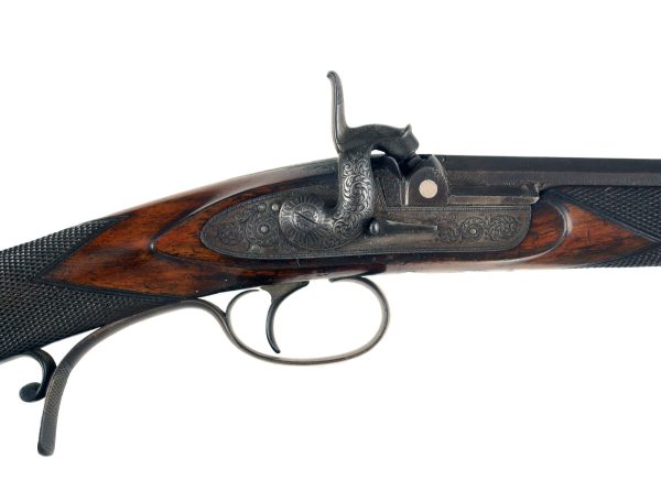 A Percussion Park Rifle by J. W. Edge