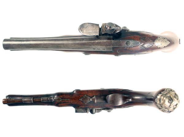 A 20-Bore Flintlock Pistol by I. Harman, Circa 1760. - Image 4