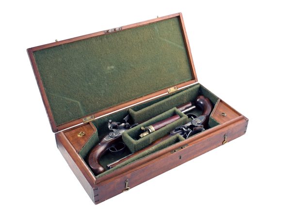 A Cased Pair of Flintlock Duelling Pistols - Image 4