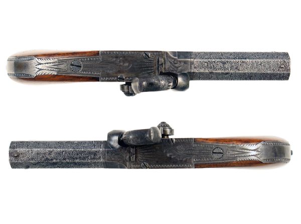 A Superb Pair of Cased 32 Bore Rigby Magazine Pistols. - Image 6