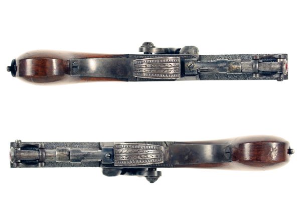 A Superb Pair of Cased 32 Bore Rigby Magazine Pistols. - Image 9