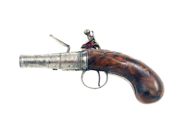 A 38-Bore Flintlock Turn-Off Pocket Pistol by Beaver of London - Image 3