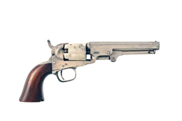 A Cased Nickel Plated Colt Pocket Percussion Revolver, No. 8998 - Image 6