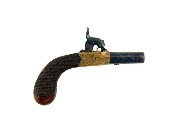 A Cased Pair of Small Percussion Pocket Pistols by Dooley of Liverpool. - Image 4