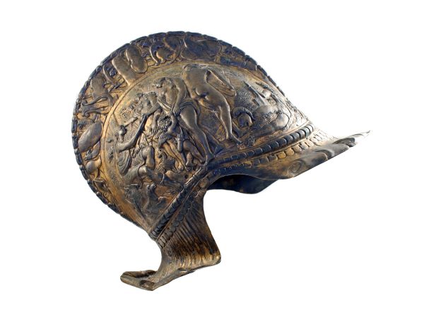 An Electrotype Reproduction of a 16th Century Helmet