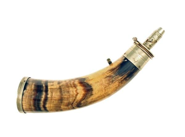 A Polished Horn Flask. - Image 2