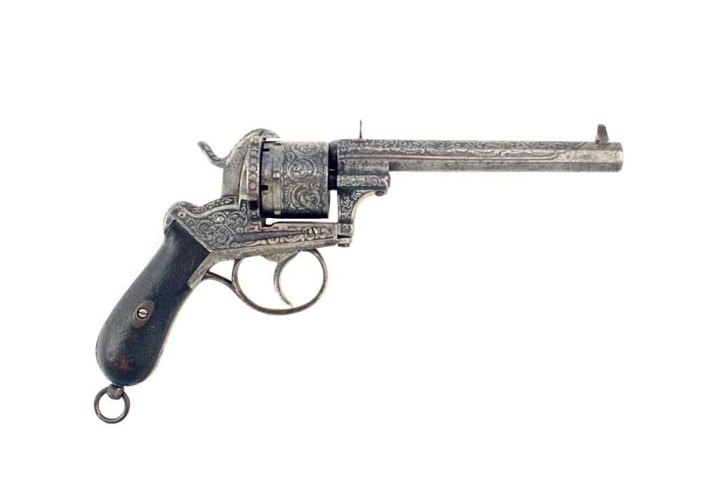 A Cased Pin Fire Revolver - Image 3