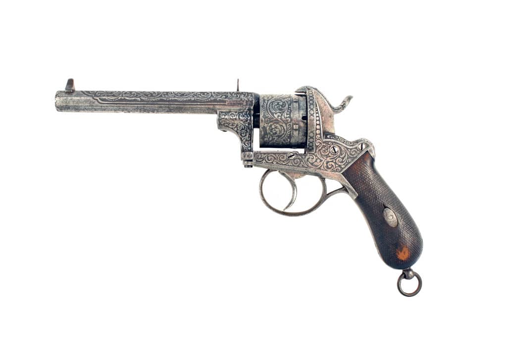 A Cased Pin Fire Revolver - Image 4