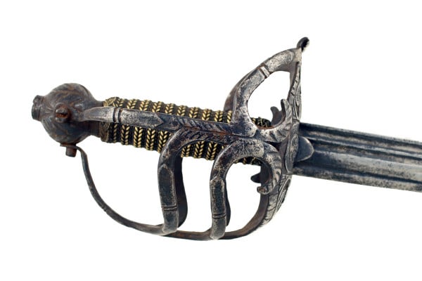 A Good English Civil War Mortuary Sword, Circa 1640.