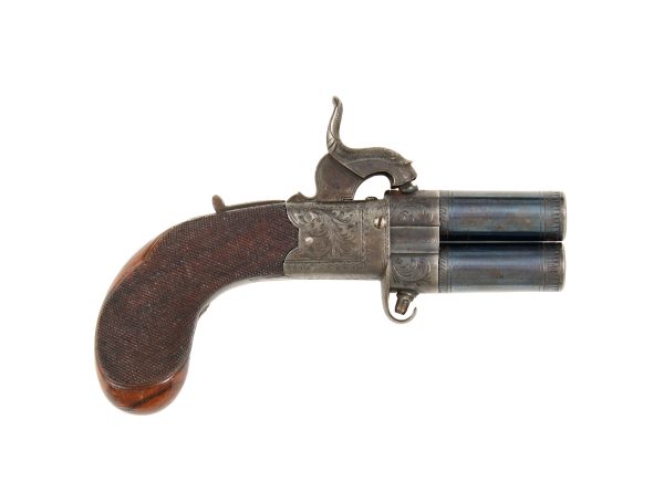 A Cased Over and Under Pistol - Image 4