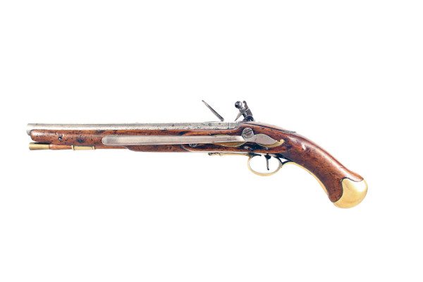 A Flintlock Long Sea Service Pistol. - Image 2